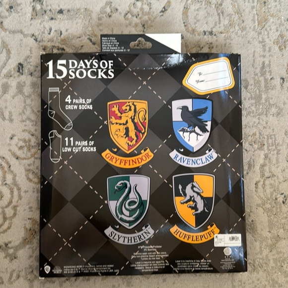 Harry Potter Socks 15 Days of Socks Advent Calendar gift set - Picture 5 of 5